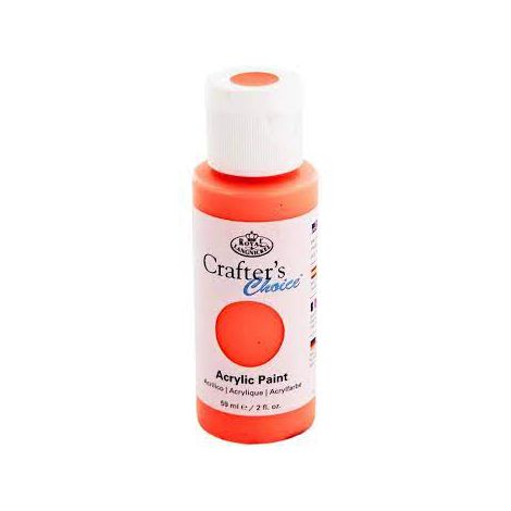 Farba akrylowa R&L Crafter's Choice 59ml, Pomarańczowa/Pearl Orange Red